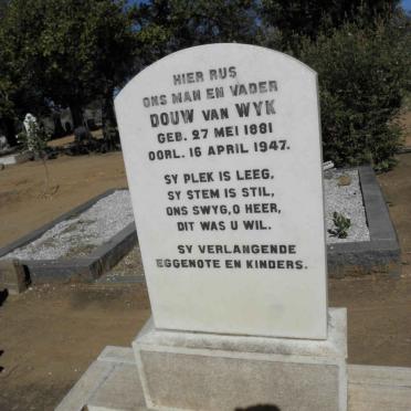 WYK Douw, van 1881-1947