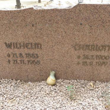 ? Wilhelm 1883-1968 &amp; Charlotte 1900-1979