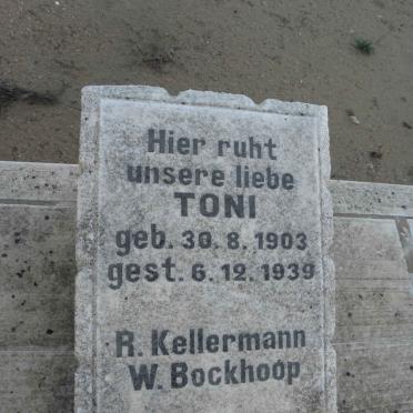 ? Toni 1903-1939