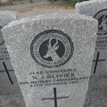 OLIVIER N.J. -1918