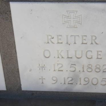 KLUGE O. 1882-1905