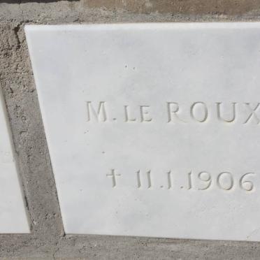 ROUX M., le -1906