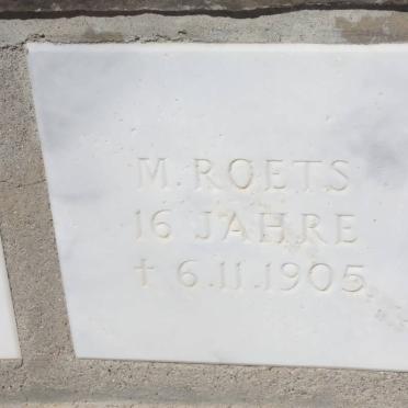 ROETS M. -1905