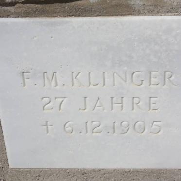 KLINGER F.M. -1905