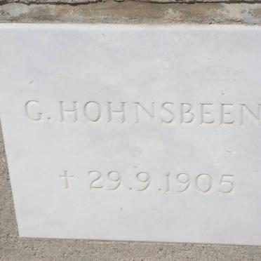 HOHNSBEEN G. -1905