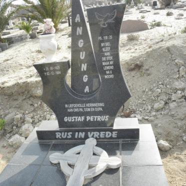 ANGUNGA Gustaf Petrus 1925-1994