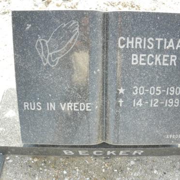 BECKER Christiaan 1903-1990