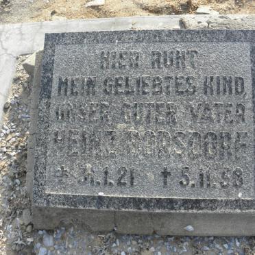 BORSDORF Heinz 1921-1958