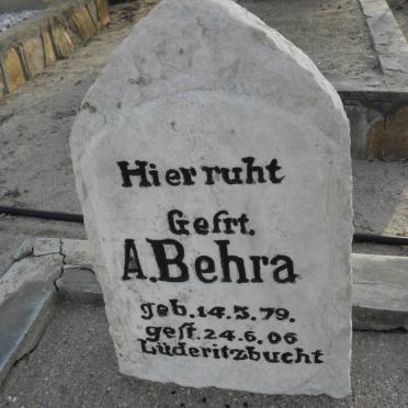 BEHRA A. 1879-1906