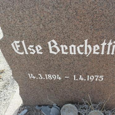 BRACHETTI Else 1894-1975