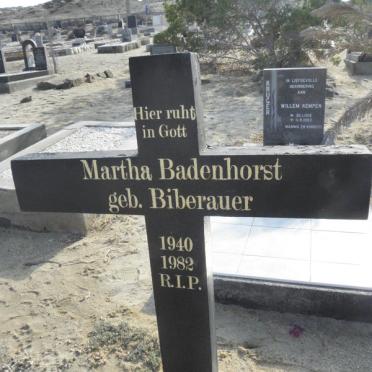 BADENHORST Martha nee BIBERAUER 1940-1982