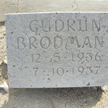 BRODMANN Gudrun 1936-1937