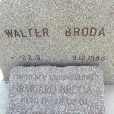 BRODA Walter 1919-1988 &amp; Irmgard 1917-2001