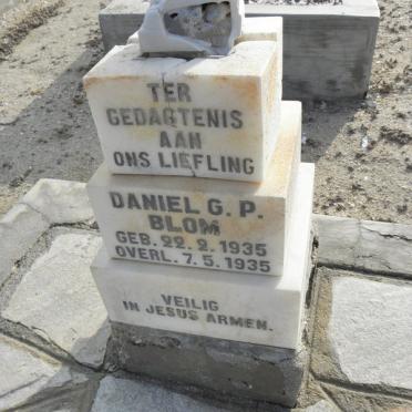 BLOM Danie G.P. 1935-1935