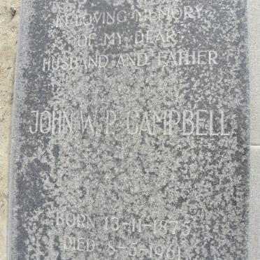 CAMPBELL John W.P. 1875-1961
