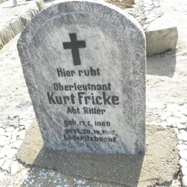 FRICKE Kurt 1888-1918