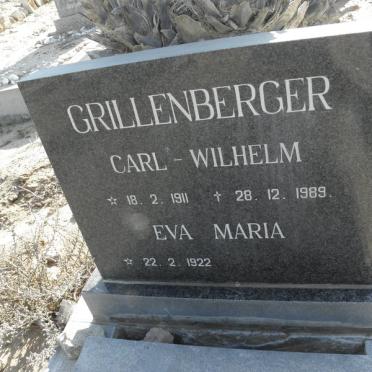 GRILLENBERGER Carl-Wilhelm 1911-1989 &amp; Eva Maria 1922-