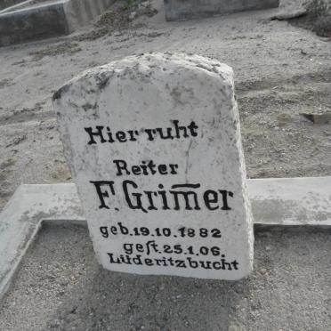 GRIMER F. 1882-1906