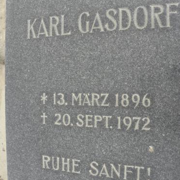 GASDORF Karl 1896-1972