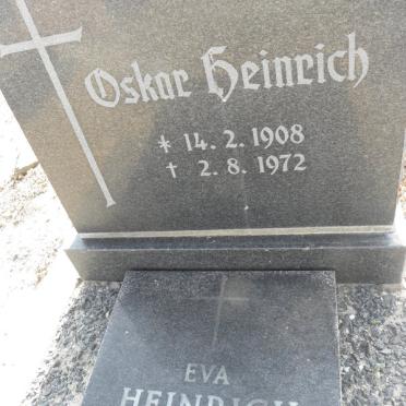 HEINRICH Oskar 1908-1972 &amp; Eva 1916-2000