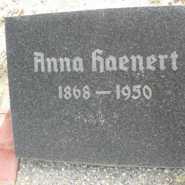 HAENERT Anna 1868-1950