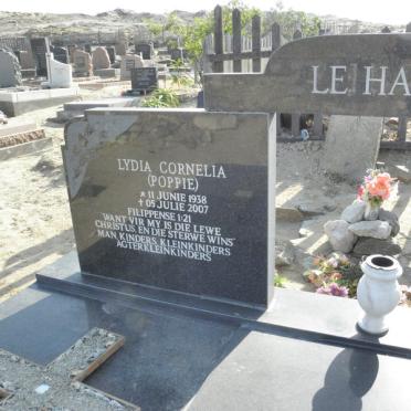 HANIE Lydia Cornelia, Le 1938-2007