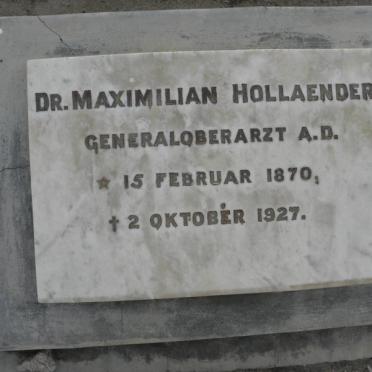 HOLLAENDER Maximilian 1870-1927