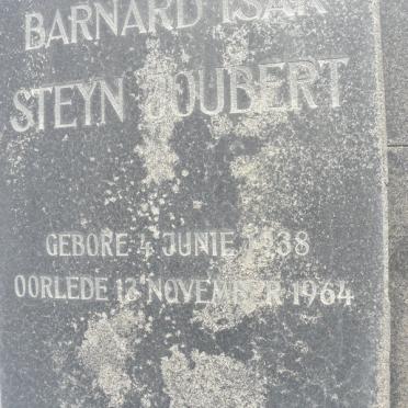 JOUBERT Barnard Isak Steyn 1938-1964