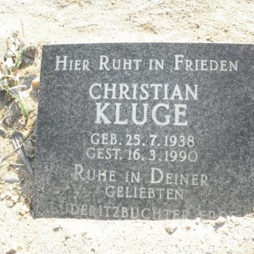 KLUGE Christian 1938-1990