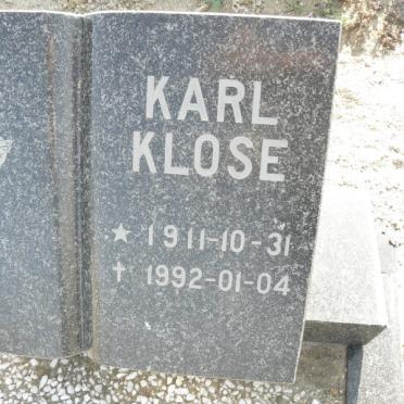 KLOSE Karl 1911-1992