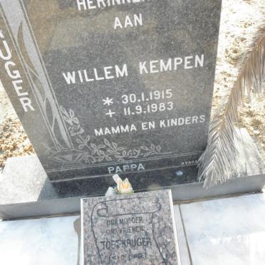 KRUGER Willem Kempen 1915-1983 &amp; Toet 19??-20??