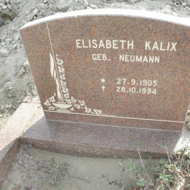 KALIX Elisabeth nee NEUMANN 1905-1994