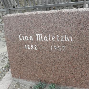 MALETZKI Lina 1882-1957