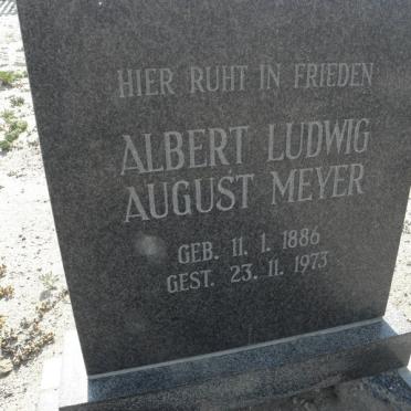 MEYER Albert Ludwig August 1886-1973