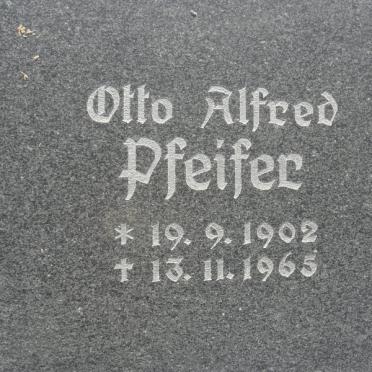 PFEIFER Otto Alfred 1902-1965