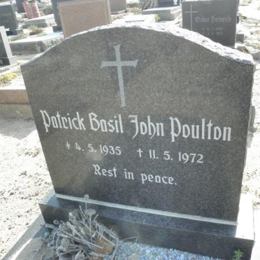 PAULTON Patrick Basil John 1935-1972