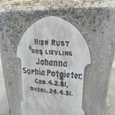 POTGIETER Johanna Sophia 1931-1931
