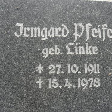 PFEIFER Irmgard LINKE 1911-1978