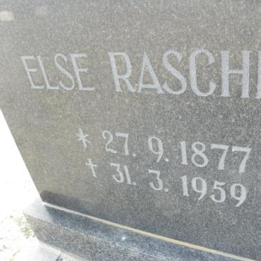 RASCHKE Else 1877-1959