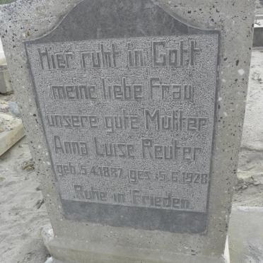 REUTER Anna Luise 1887-1928