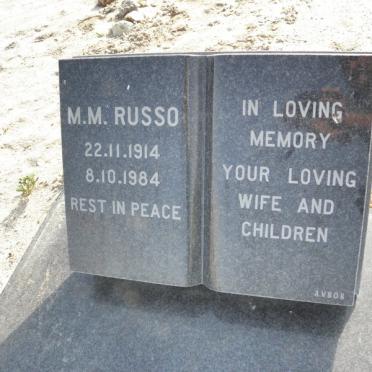 RUSSO M.M. 1914-1984