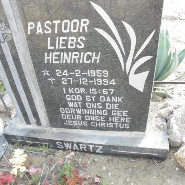 SWARTZ Liebs Heinrich 1959-1994