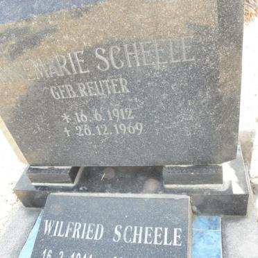 SCHEELE Annemarie nee REUTER 1912-1969 :: SCHEELE Wilfred 1944-2006
