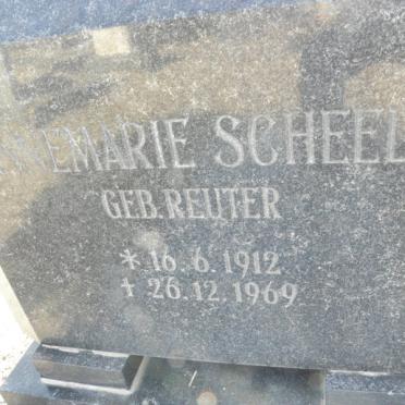 SCHEELE Annemarie nee REUTER 1912-1969 :: SCHEELE Wilfred 1944-2006 