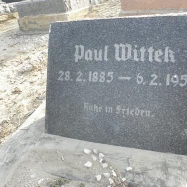 WITTEK Paul 1885-1951