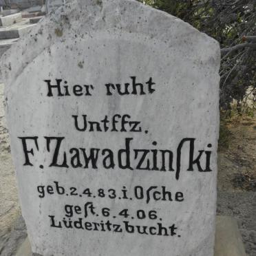 ZAWADZINSKI F. 1883-1906