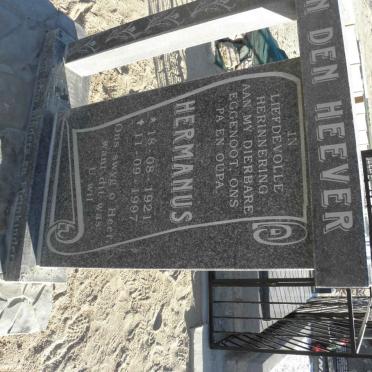 HEEVER Hermanus, van den 1921-1997