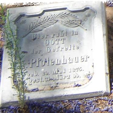 PFOTENHAUER  1875-1899