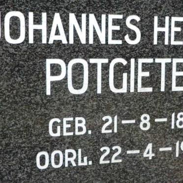 POTGIETER Johannes Hendrik 1891-1970
