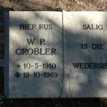 GROBLER W.P. 1910-1969